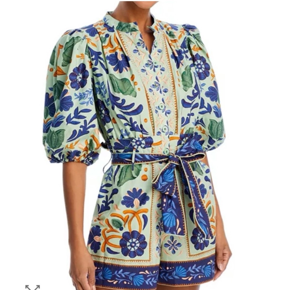 Farm Rio romper - Ocean Tapestry